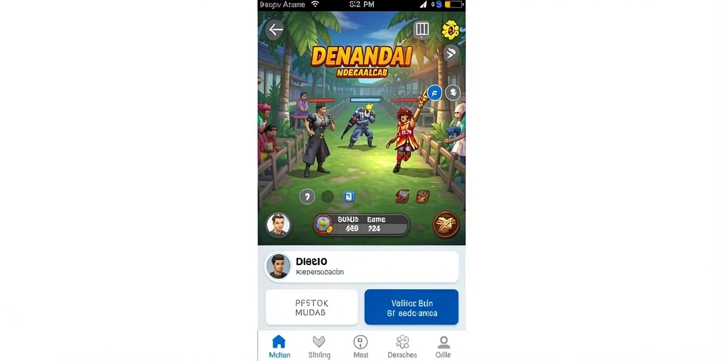 Menampilkan aksi seru dalam pertempuran epik.