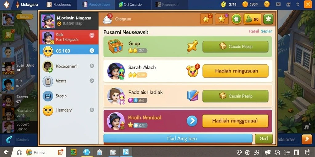Tampilan antarmuka yang menarik dan user-friendly.
