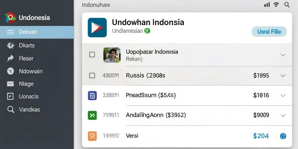 Tampilan antarmuka pengguna yang intuitif.