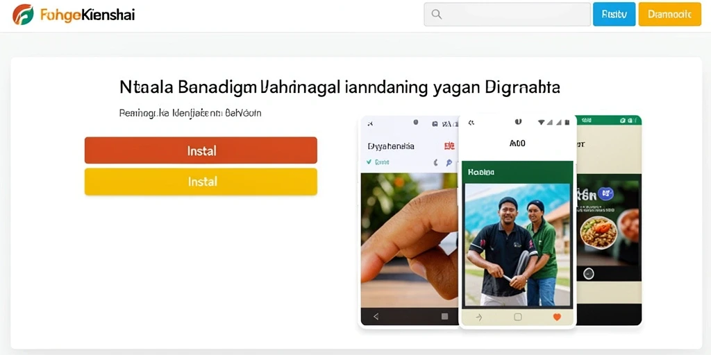 Tampilan antarmuka pengguna IRAMATOGEL yang modern dan ramah.