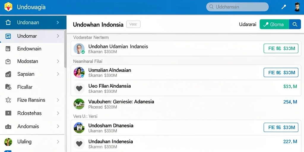 Tampilan antarmuka yang bersih dan mudah dinavigasi.