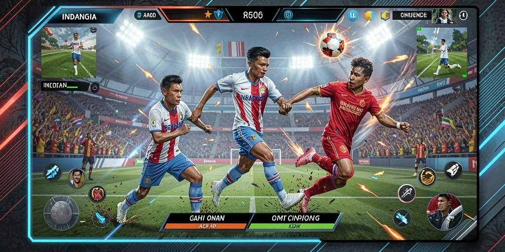 Tampilan menu utama yang interaktif dan mudah dinavigasi.
