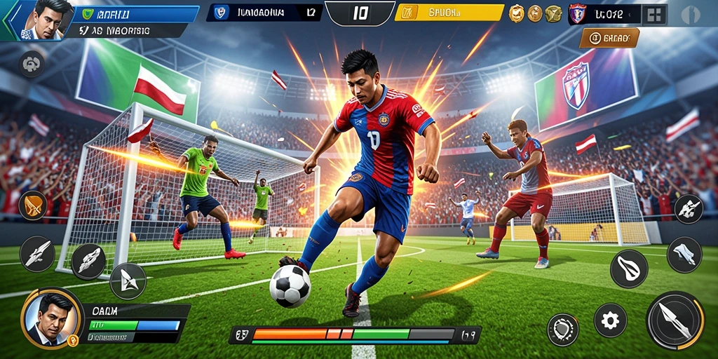 Screenshot menampilkan antarmuka permainan yang menarik.