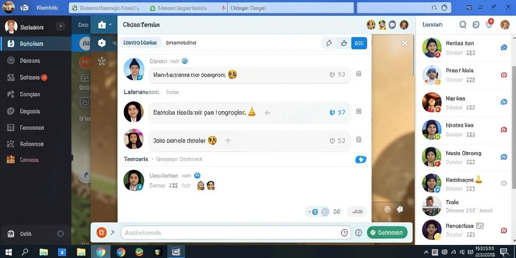 Tampilan layar utama yang mempesona dan user-friendly.