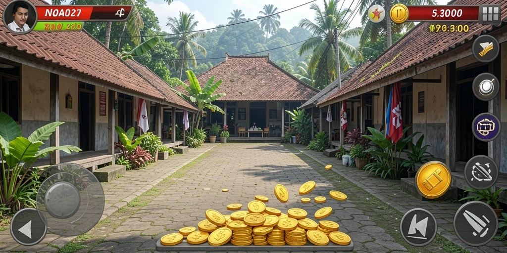 Menu utama VANTAIDN dengan desain yang menarik.